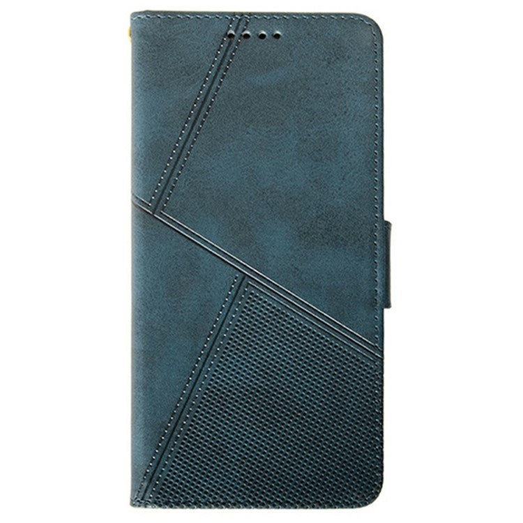 IDEWEI For Xiaomi Poco C75 4G / Redmi 14R 5G / 14C 4G Wallet Phone Case Calf Texture Stand Leather Cover - Blue