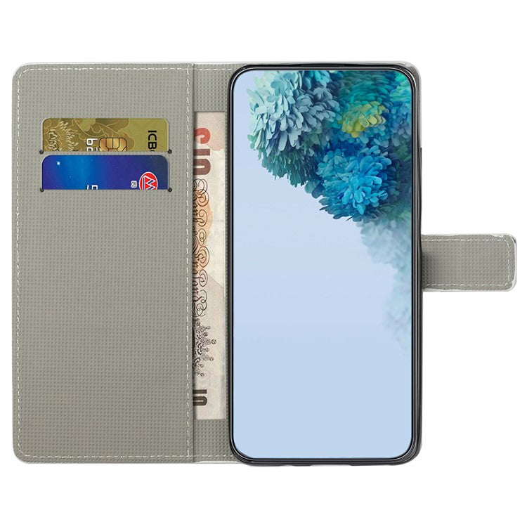 For Xiaomi Redmi Note 14 5G Case Pattern Print PU Leather Wallet Phone Cover - Eiffel Tower