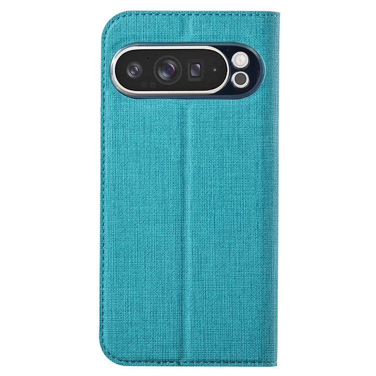 VILI DMX Series For Google Pixel 9 Pro XL Case Card Slot PU Leather Stand Phone Cover - Blue