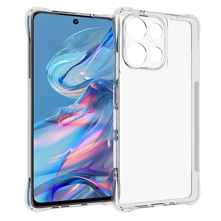 For Motorola Moto G75 5G TPU Phone Case Non-Slip Transparent Mobile Phone Cover