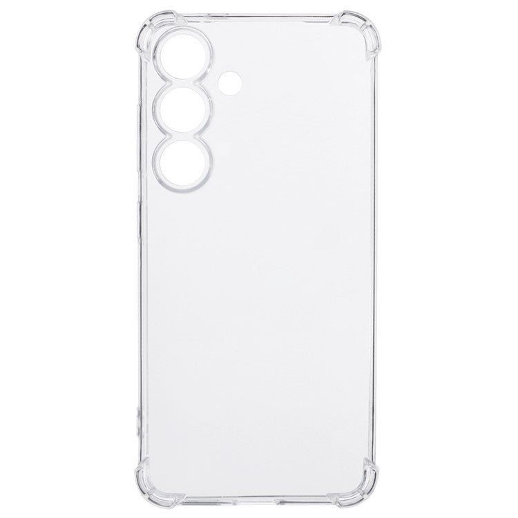 For Samsung Galaxy S25+ Phone Case Reinforced Four Corner Anti-Drop Clear TPU Cover