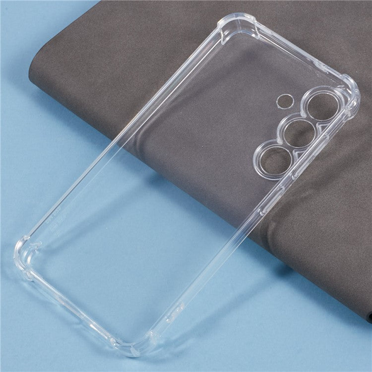 For Samsung Galaxy S25+ Phone Case Reinforced Four Corner Anti-Drop Clear TPU Cover