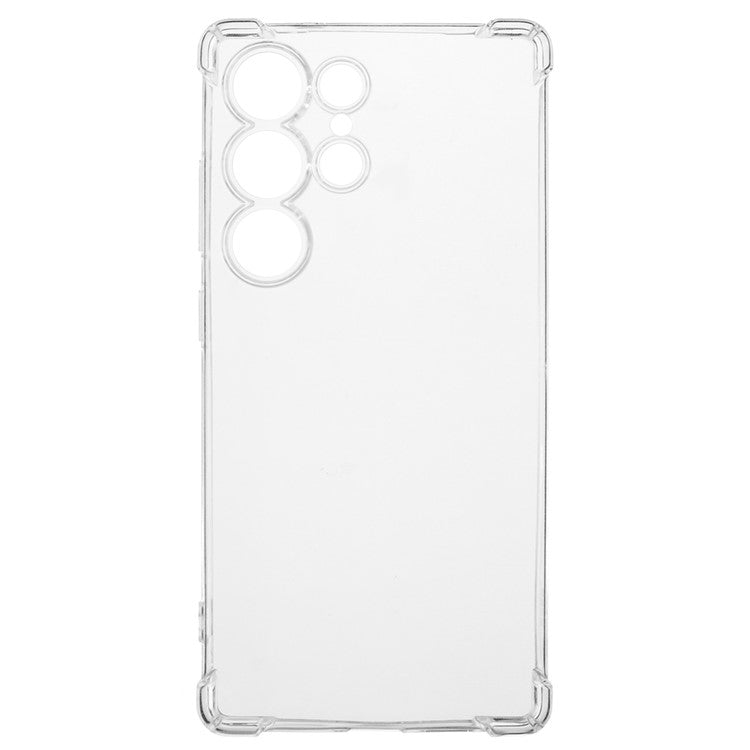 For Samsung Galaxy S25 Ultra Phone Case Reinforced Four Corner Anti-Drop Clear TPU Cover