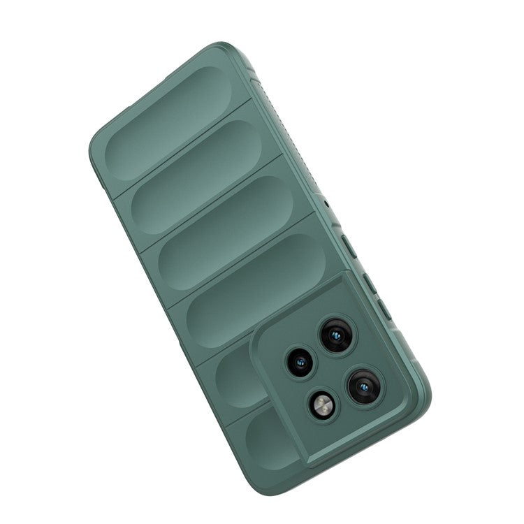 For Motorola Edge 50 Neo 5G / Moto S50 5G / Thinkphone 25 5G Case Anti-Drop Soft TPU Rugged Phone Back Cover - Green