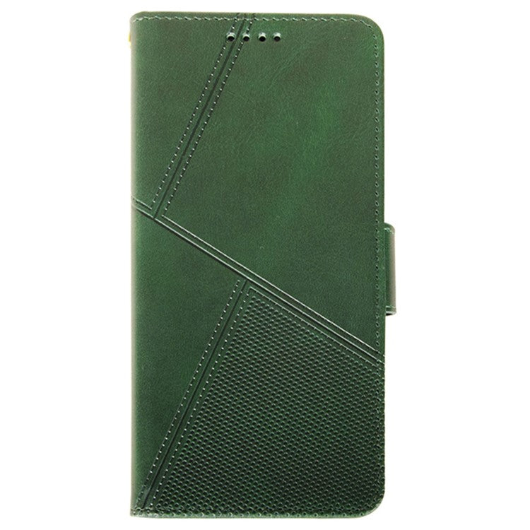 IDEWEI For Xiaomi Redmi Note 14 5G / 14 4G Case Leather Wallet Phone Cover Stand Calf Texture - Green