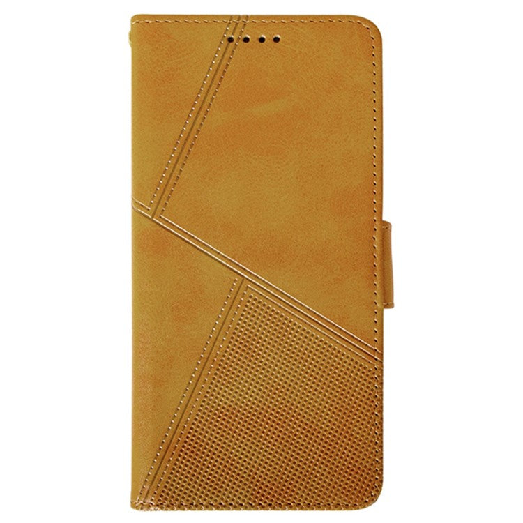 IDEWEI For Xiaomi Redmi Note 14 5G / 14 4G Case Leather Wallet Phone Cover Stand Calf Texture - Brown