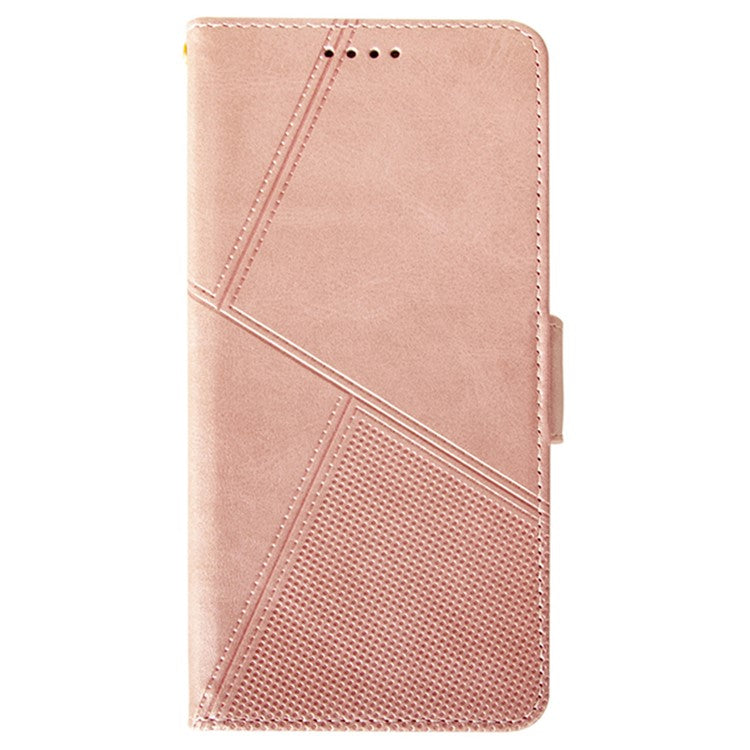 IDEWEI For Xiaomi Redmi Note 14 5G / 14 4G Case Leather Wallet Phone Cover Stand Calf Texture - Pink