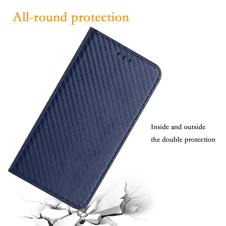 For Xiaomi Redmi Note 14 5G Case Leather Flip Phone Cover Stand Strong Magnetic Closure - Blue