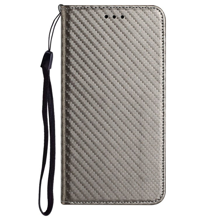 For Xiaomi Redmi Note 14 5G Case Leather Flip Phone Cover Stand Strong Magnetic Closure - Grey