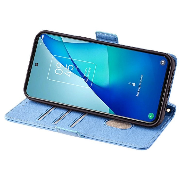 For Google Pixel 9 Pro XL Leather Wallet Case RFID Blocking Stand Cover with Hand Strap - Blue