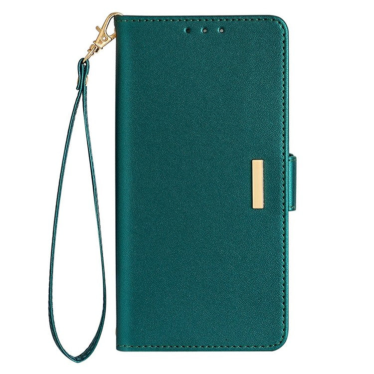 For Google Pixel 9 Pro XL Leather Wallet Case RFID Blocking Stand Cover with Hand Strap - Green