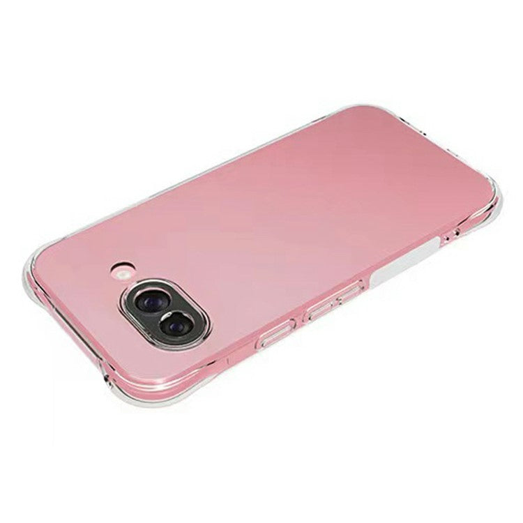 For Google Pixel 9a Clear Phone Case 2.0mm Thickness Shockproof TPU Phone Cover