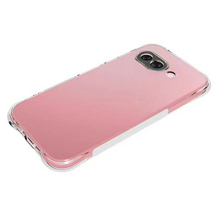 For Google Pixel 9a Clear Phone Case 2.0mm Thickness Shockproof TPU Phone Cover