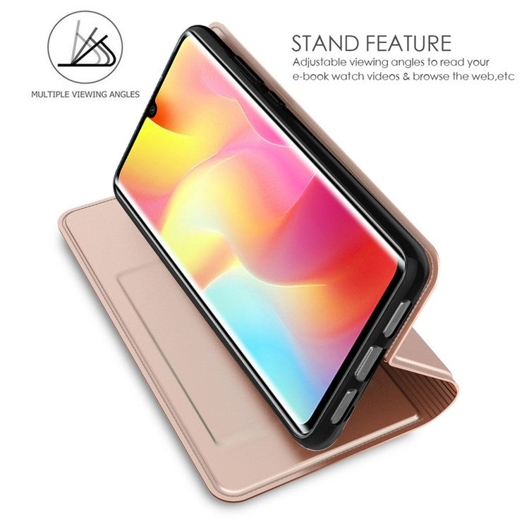 For Xiaomi Redmi Note 14 5G Case PU Leather Phone Cover with Card Holder Stand Magnetic Closure - Rose Gold