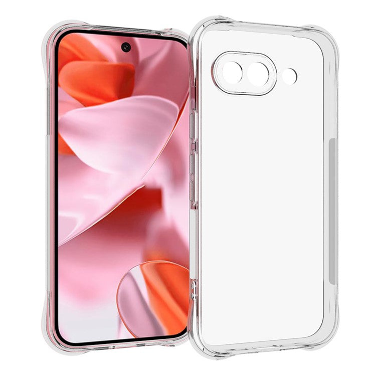 For Google Pixel 9a TPU Phone Case Non-Slip Transparent Mobile Phone Cover