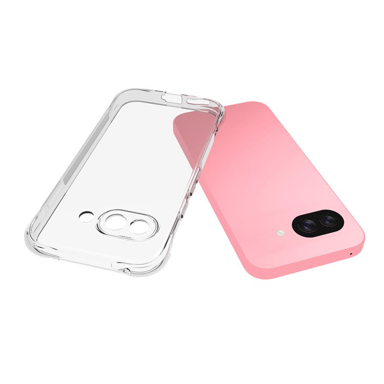 For Google Pixel 9a TPU Phone Case Non-Slip Transparent Mobile Phone Cover