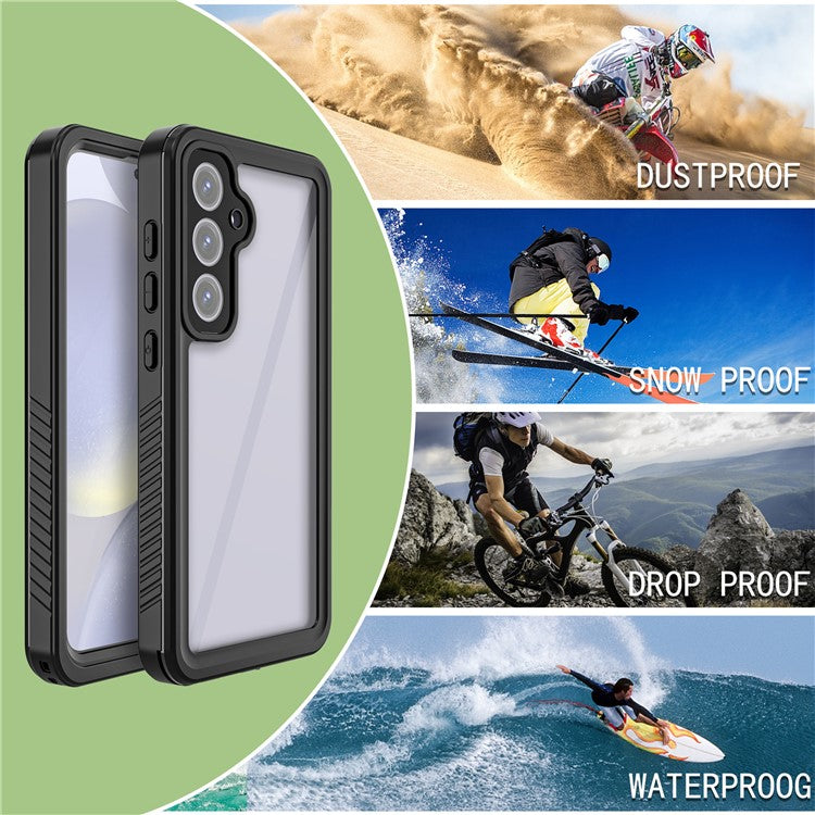 REDPEPPER FS Series For Samsung Galaxy S24 FE Case IP68 Waterproof Clear Back Panel Phone Cover