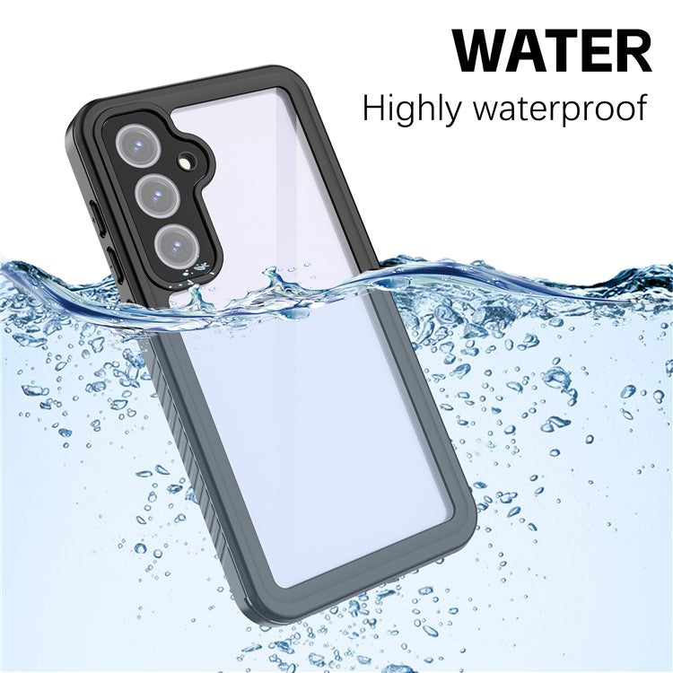 REDPEPPER FS Series For Samsung Galaxy S24 FE Case IP68 Waterproof Clear Back Panel Phone Cover