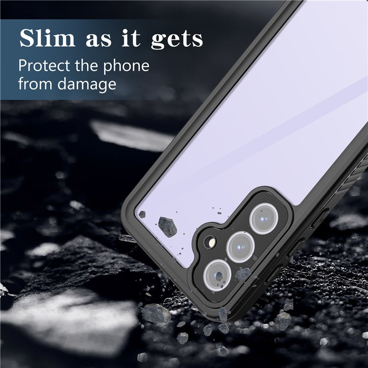 REDPEPPER FS Series For Samsung Galaxy S24 FE Case IP68 Waterproof Clear Back Panel Phone Cover