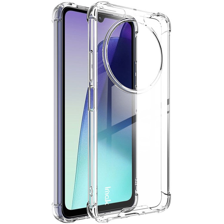 IMAK For Xiaomi Poco C75 4G / Redmi 14R 5G / 14C 4G / A4 5G Case PC+TPU Shockproof Clear Phone Cover