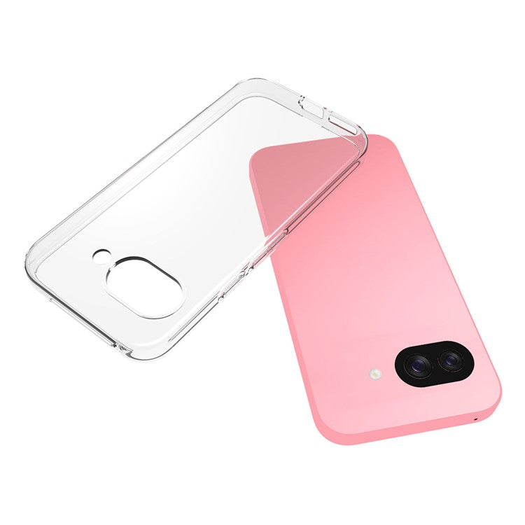 For Google Pixel 9a Clear Phone Case Watermark-Resistant TPU Back Cover