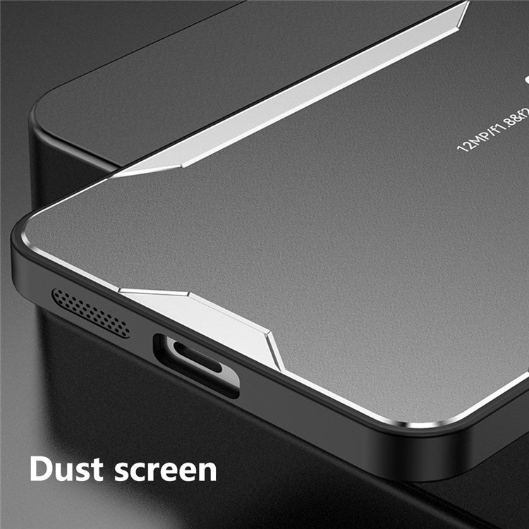 For vivo X200 Pro 5G Phone Case Aluminium Alloy TPU PC Back Cover - Silver