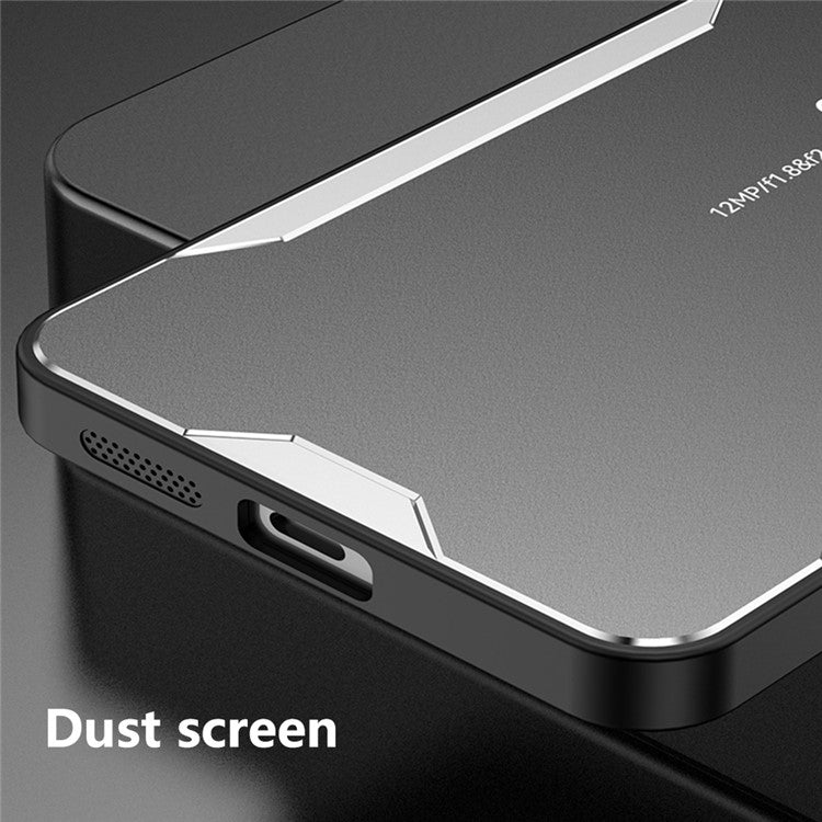 For vivo X200 Pro mini 5G Phone Case Aluminium Alloy TPU PC Back Cover - Silver