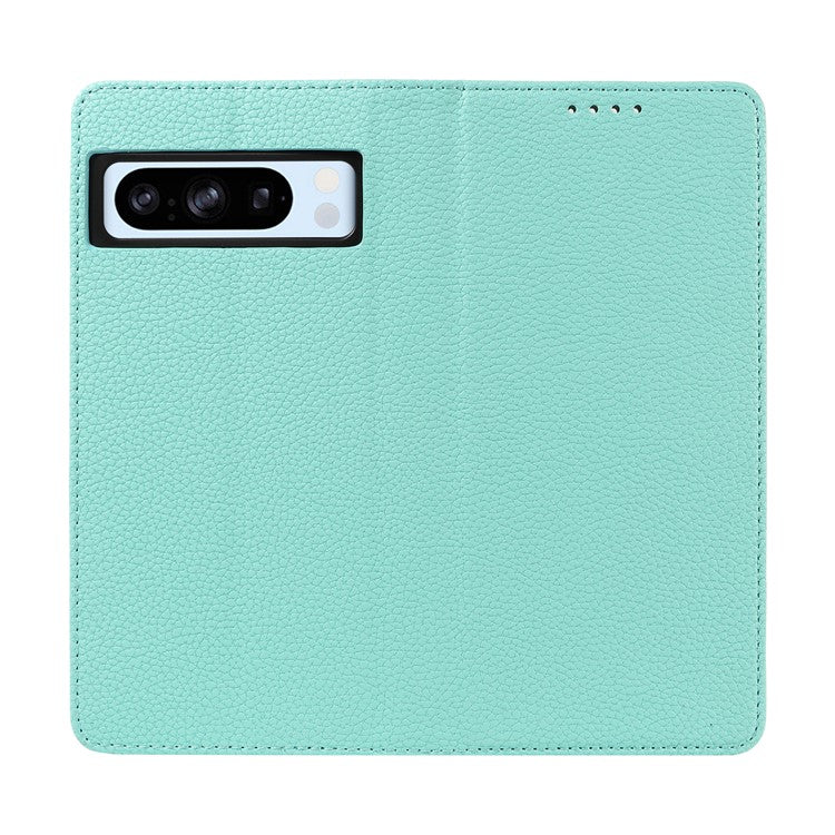 For Google Pixel 8 Pro Case RFID Blocking Strong Magnetic Leather Wallet Phone Cover - Mint Green