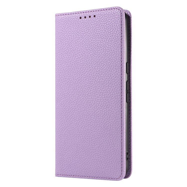 For Google Pixel 8 Pro Case RFID Blocking Strong Magnetic Leather Wallet Phone Cover - Purple