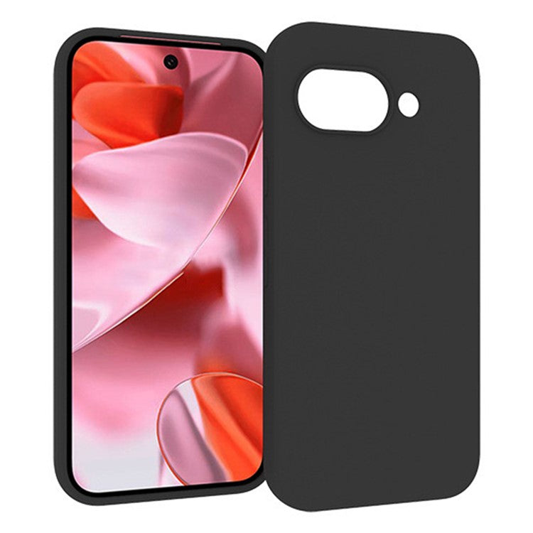 WANLONFENG MS Series for Google Pixel 9a TPU Case Matte Cover with Screen Film (Big Lens Hole)