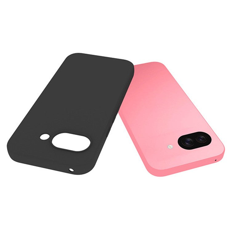 WANLONFENG MS Series for Google Pixel 9a TPU Case Matte Cover with Screen Film (Big Lens Hole)