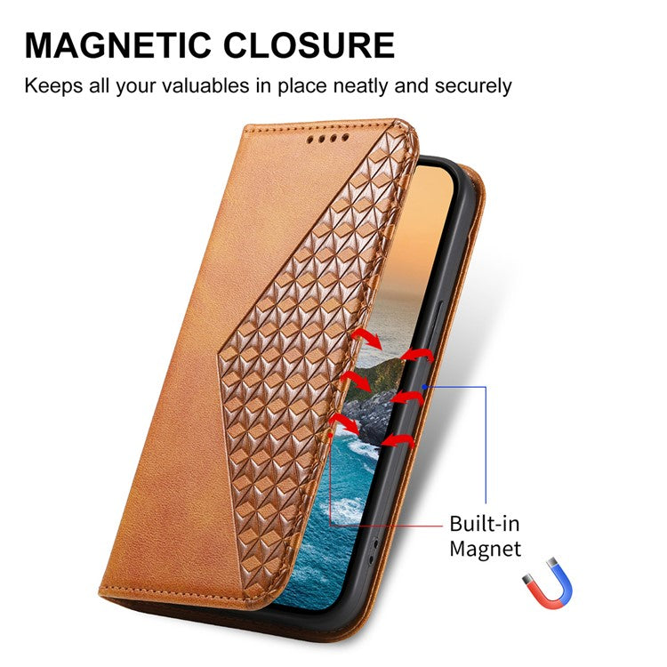 For Xiaomi Redmi Note 14 5G / 14 4G Case Calf Texture PU Leather Phone Cover with Wallet - Yellow