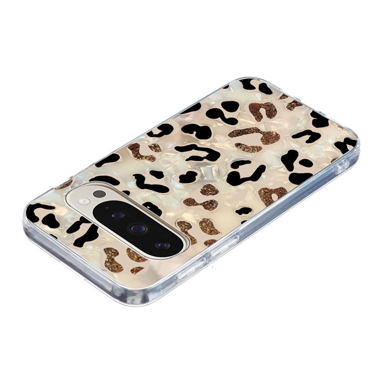 For Google Pixel 9 Pro XL Case Pattern Printing Shockproof Soft TPU Phone Cover - Leopard Print