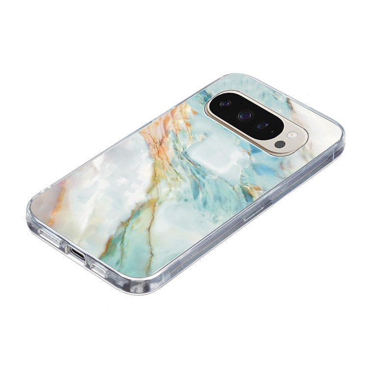 For Google Pixel 9 Pro XL Case Pattern Printing Shockproof Soft TPU Phone Cover - Oil Painting Marble