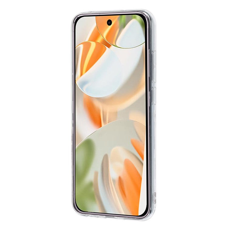 For Google Pixel 9a Case Pattern Printing Shockproof Soft TPU Phone Cover - Oil Painting Marble