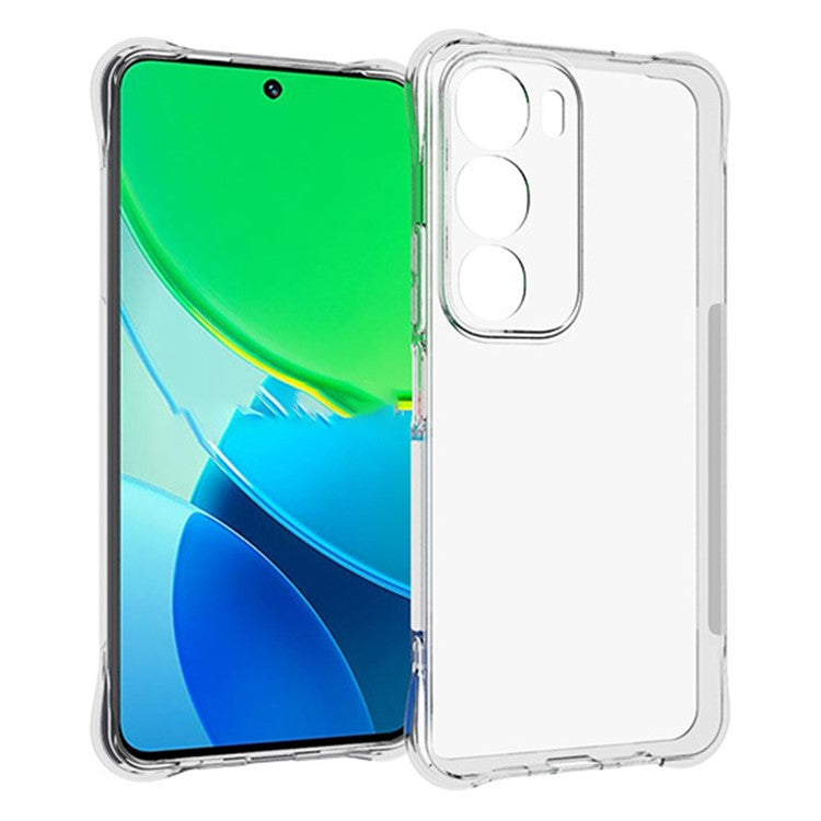 For vivo Y19s 4G TPU Phone Case Non-Slip Transparent Mobile Phone Cover