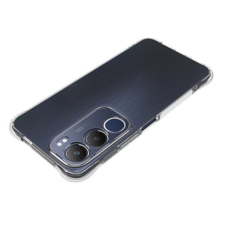 For vivo Y19s 4G TPU Phone Case Non-Slip Transparent Mobile Phone Cover