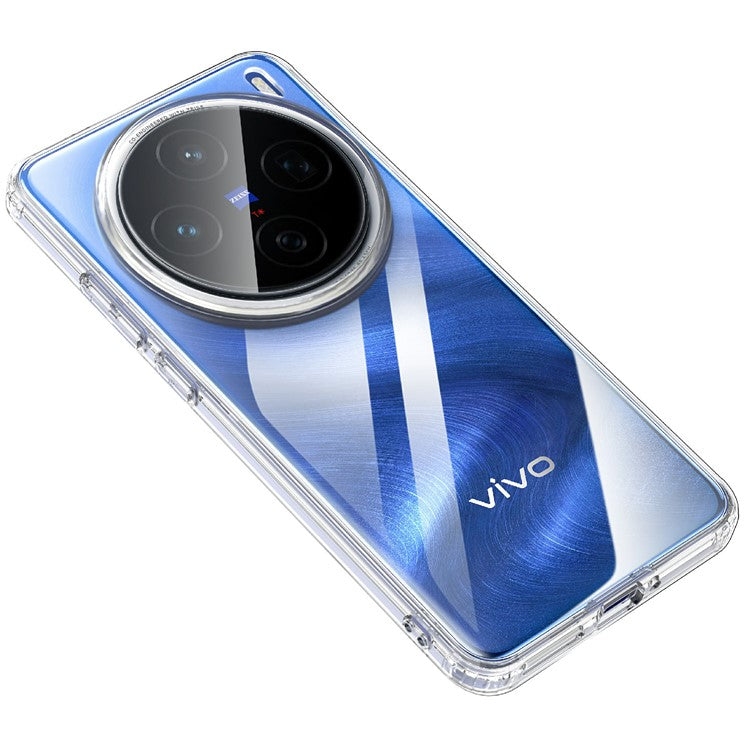 For vivo X200 5G Case PC+TPU Phone Cover Airbag Protection - Transparent