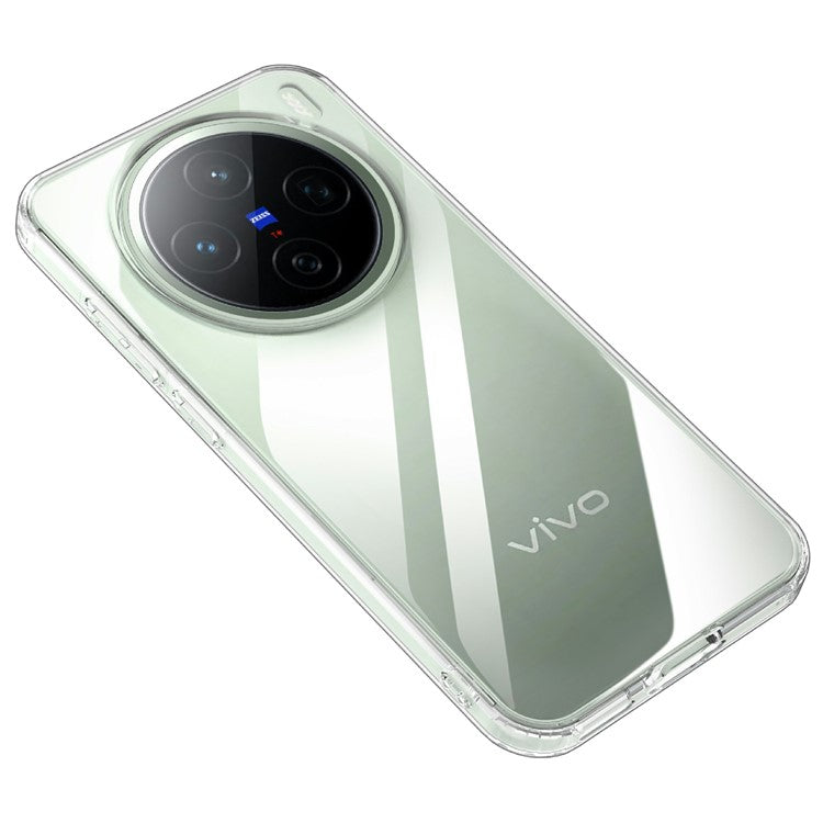 For vivo X200 Pro mini 5G Case PC+TPU Phone Cover Airbag Protection - Transparent