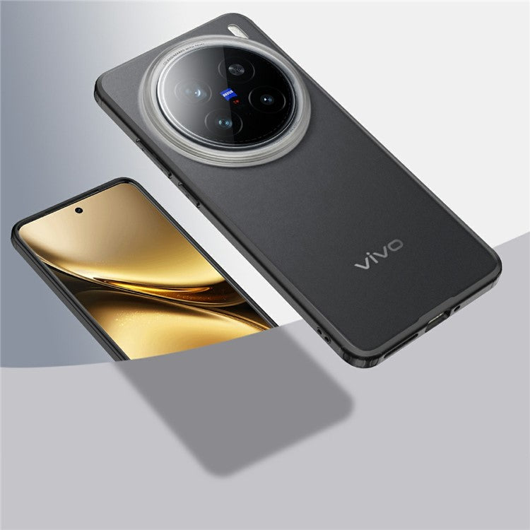 For vivo X200 Pro 5G Case PC+TPU Phone Cover Airbag Protection - Black