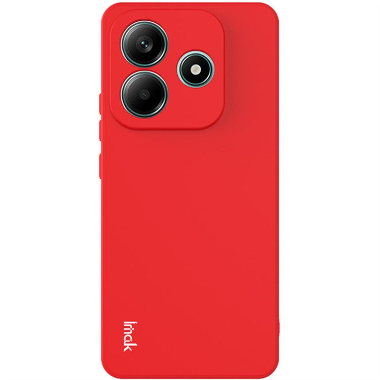 IMAK UC-4 Series for Xiaomi Redmi Note 14 5G TPU Case Soft Phone Cover Straight Edge - Red