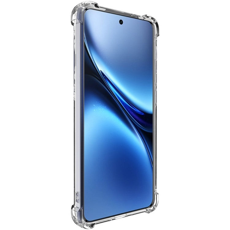 IMAK UX-4 Series for vivo X200 Pro 5G Case Straight Frame Four Corner Shockproof Clear TPU Cover