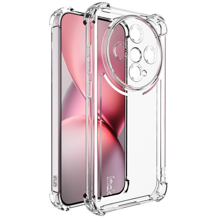 IMAK UX-4 Series for vivo X200 Pro mini 5G Case Straight Frame Four Corner Shockproof Clear TPU Cover