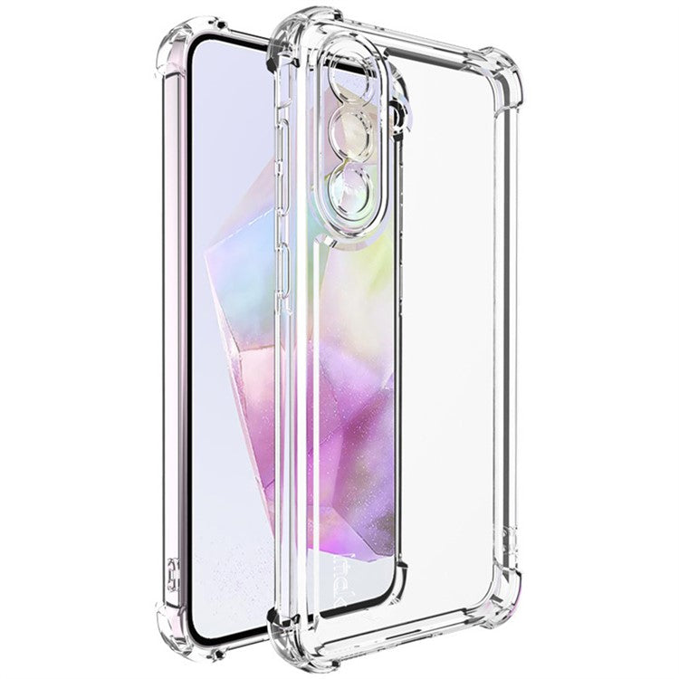 IMAK UX-4 Series for Samsung Galaxy A36 5G Case Straight Frame Four Corner Shockproof Clear TPU Cover