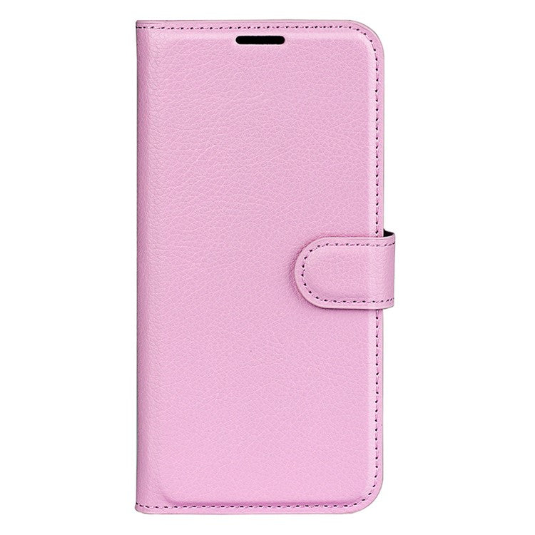 For vivo V40 Lite 5G Case Litchi Texture Shockproof Leather Wallet Phone Cover - Pink