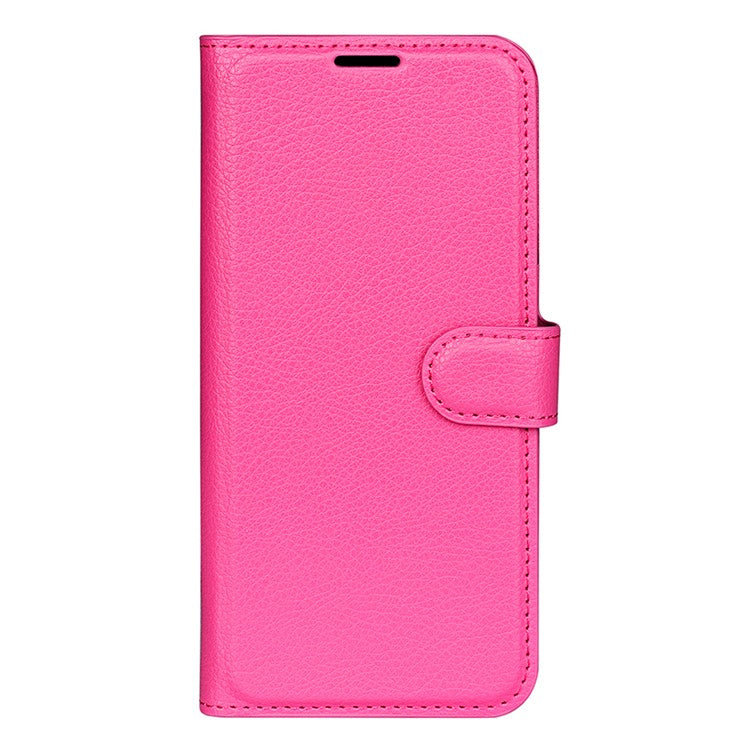 For vivo V40 Lite 5G Case Litchi Texture Shockproof Leather Wallet Phone Cover - Rose