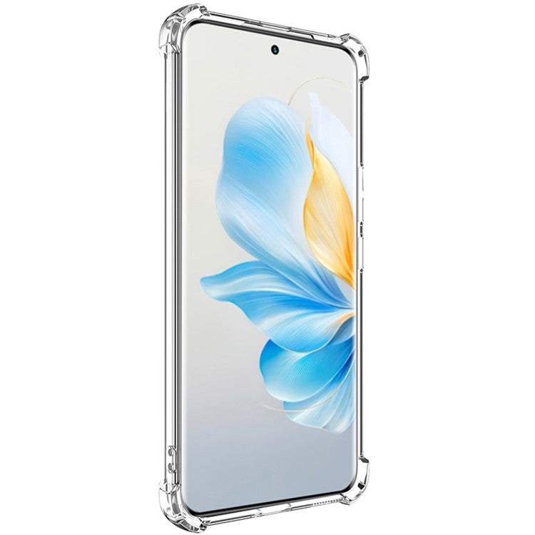 IMAK UX-4 Series for Honor 100 5G Case Straight Frame Four Corner Shockproof Clear TPU Cover