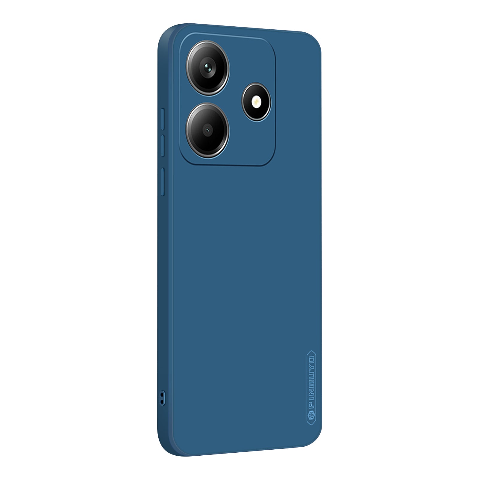 For Xiaomi Redmi Note 14 5G PINWUYO JK Touching Series Liquid Silicone TPU Phone Case - Blue