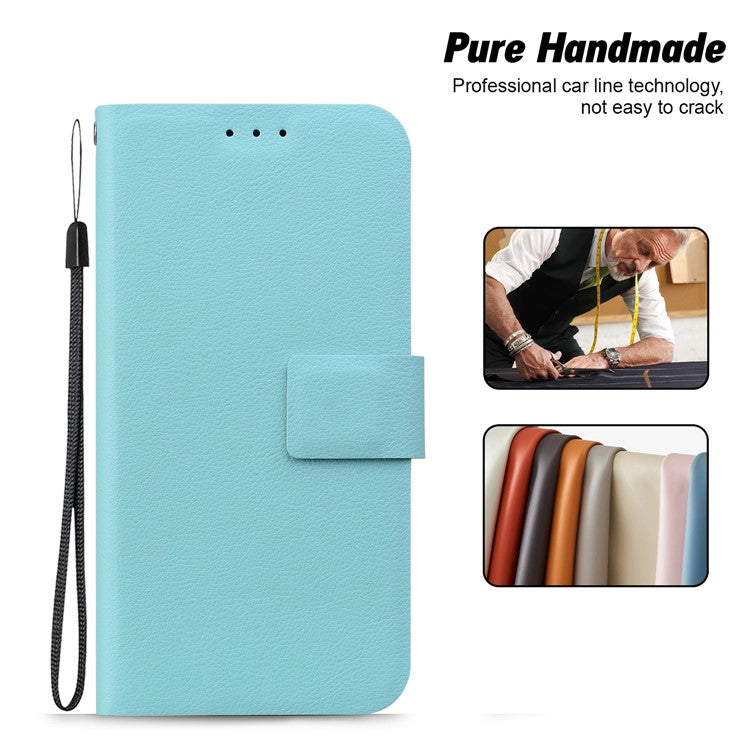 Phone Case For Xiaomi Redmi 14C 4G / 14R 5G / Poco C75 4G Ultra-Thin PU Leather + TPU Phone Cover with Card Slot - Green