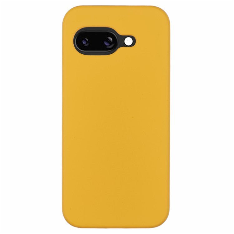 For Google Pixel 9a Case Hard PC Frosted Minimalist Phone Cover - Yellow